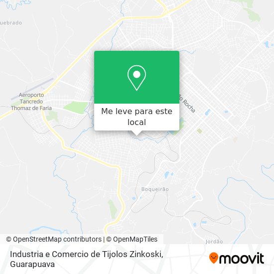 Industria e Comercio de Tijolos Zinkoski mapa