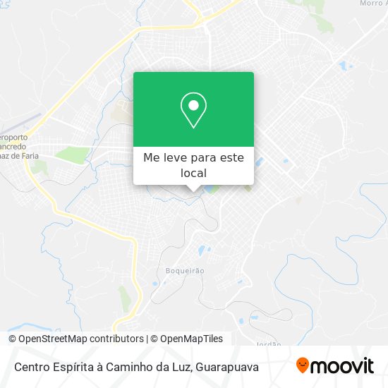 Centro Espírita à Caminho da Luz mapa