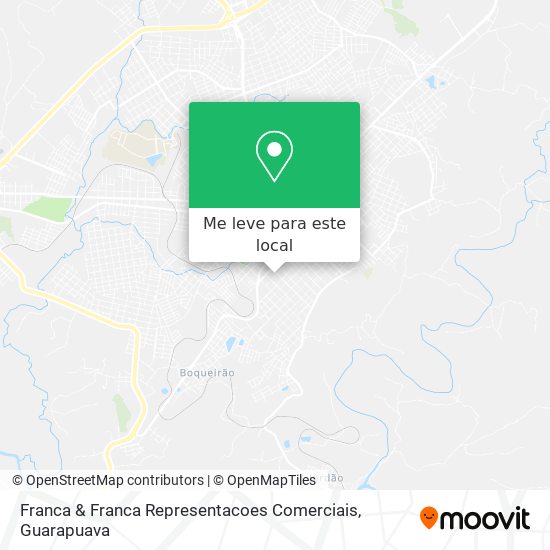 Franca & Franca Representacoes Comerciais mapa