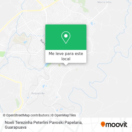 Noeli Terezinha Peterlini Pavoski Papelaria mapa