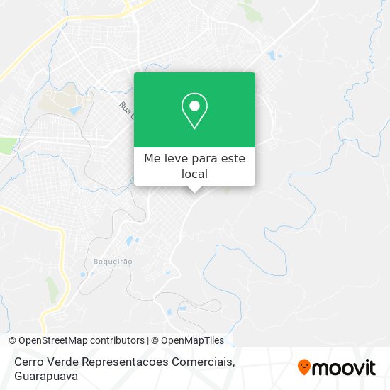 Cerro Verde Representacoes Comerciais mapa