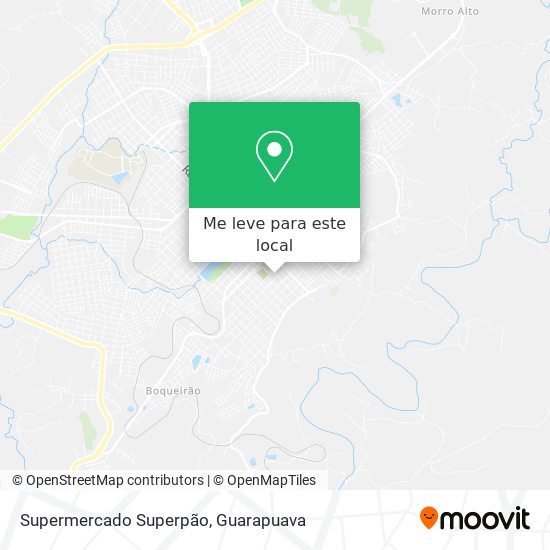 Supermercado Superpão mapa