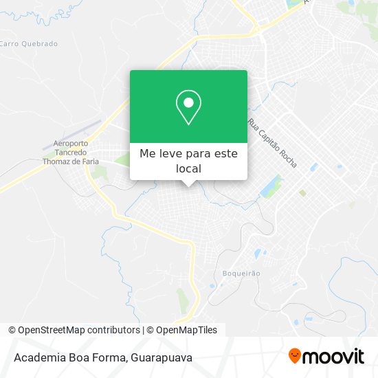 Academia Boa Forma mapa