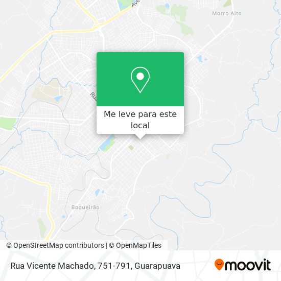 Rua Vicente Machado, 751-791 mapa