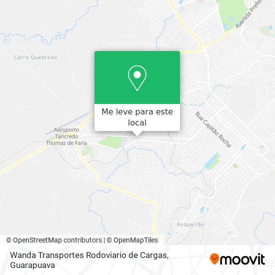 Wanda Transportes Rodoviario de Cargas mapa