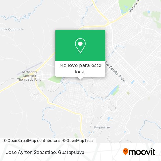 Jose Ayrton Sebastiao mapa