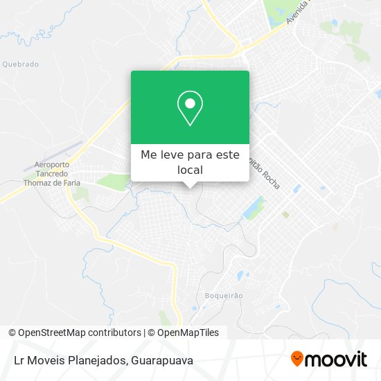 Lr Moveis Planejados mapa