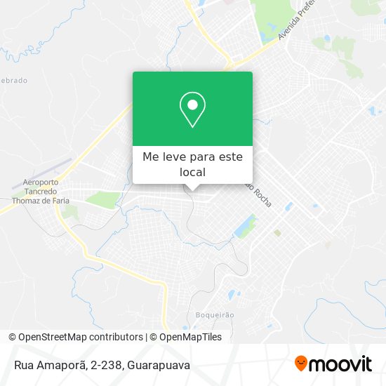 Rua Amaporã, 2-238 mapa