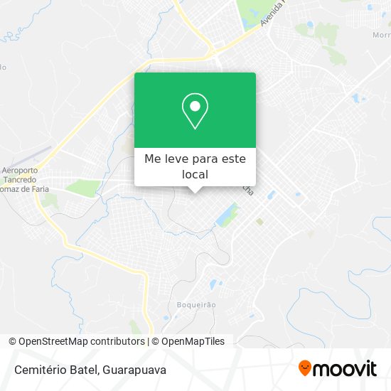 Cemitério Batel mapa