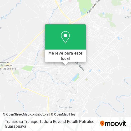 Transrosa Transportadora Revend Retalh Petroleo mapa