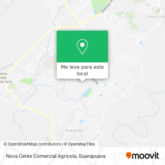 Nova Ceres Comercial Agricola mapa