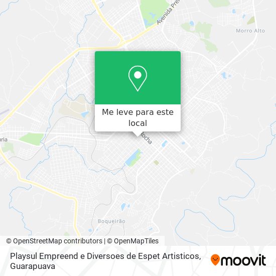 Playsul Empreend e Diversoes de Espet Artisticos mapa