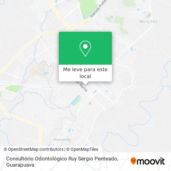 Consultório Odontológico Ruy Sérgio Penteado mapa