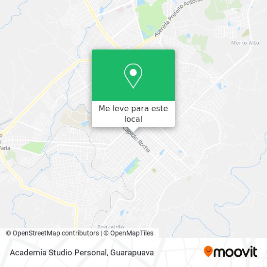 Academia Studio Personal mapa