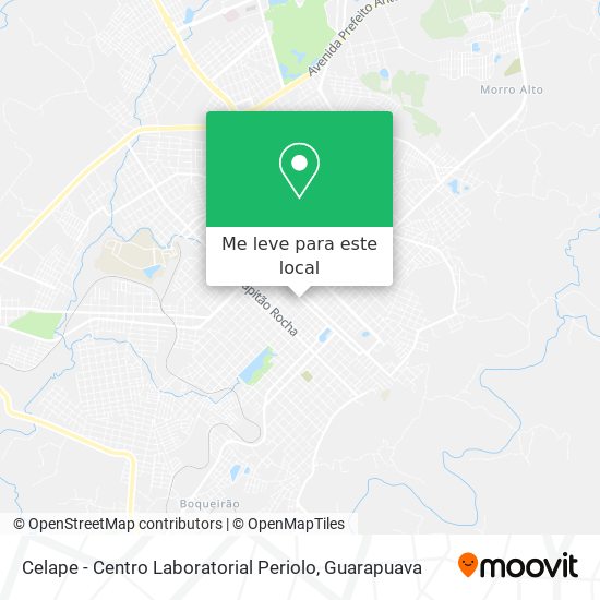 Celape - Centro Laboratorial Periolo mapa