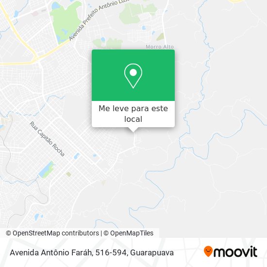 Avenida Antônio Faráh, 516-594 mapa