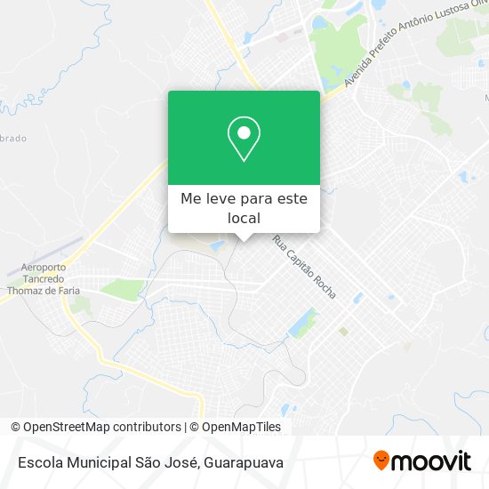 Escola Municipal São José mapa