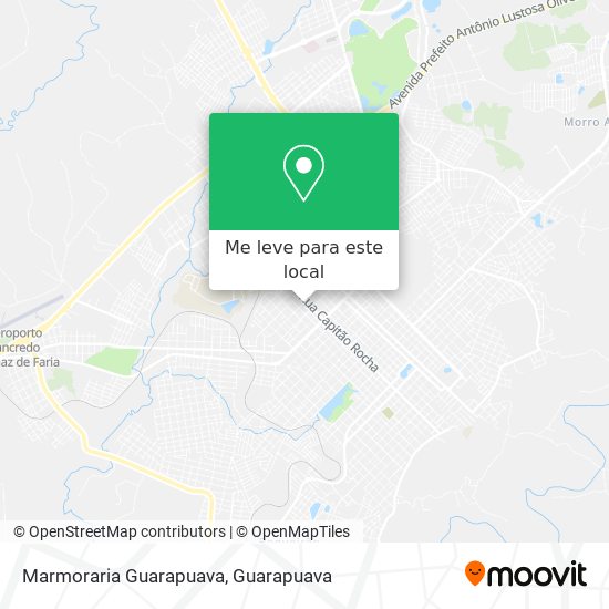Marmoraria Guarapuava mapa