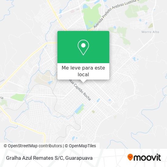 Gralha Azul Remates S/C mapa