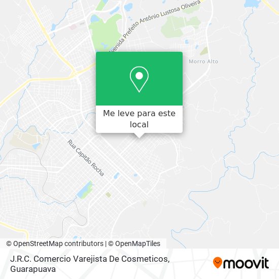 J.R.C. Comercio Varejista De Cosmeticos mapa