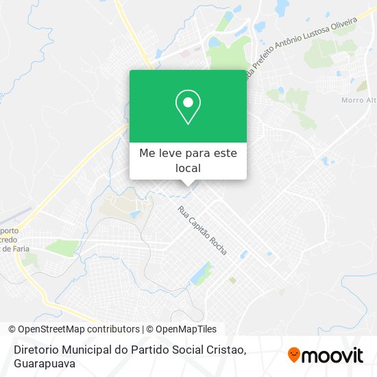Diretorio Municipal do Partido Social Cristao mapa