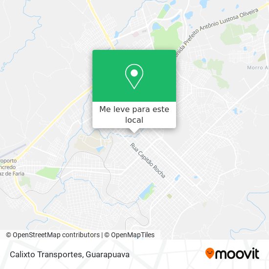 Calixto Transportes mapa
