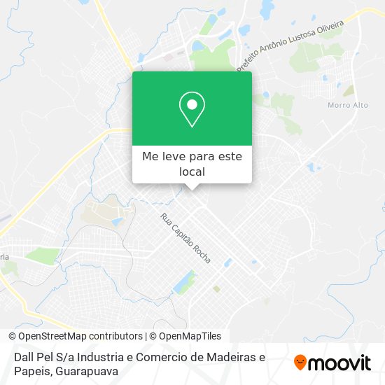 Dall Pel S / a Industria e Comercio de Madeiras e Papeis mapa