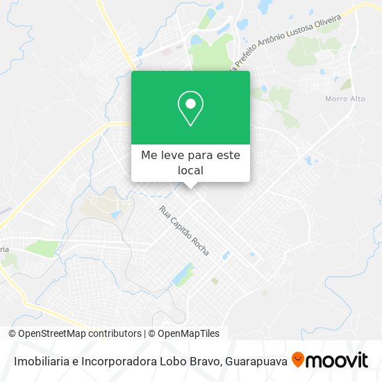 Imobiliaria e Incorporadora Lobo Bravo mapa