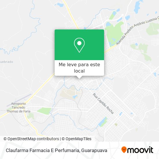 Claufarma Farmacia E Perfumaria mapa