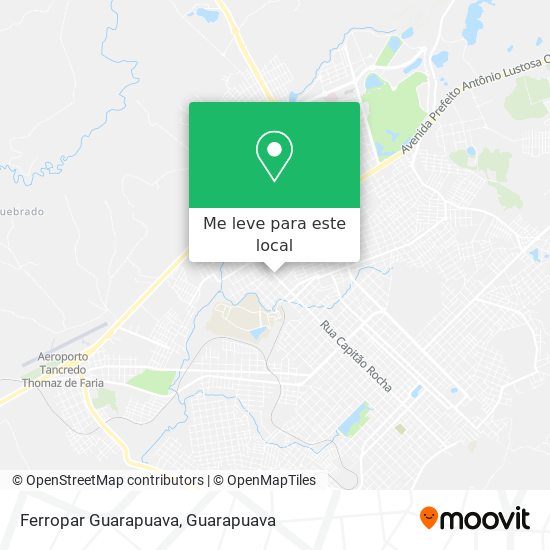 Ferropar Guarapuava mapa