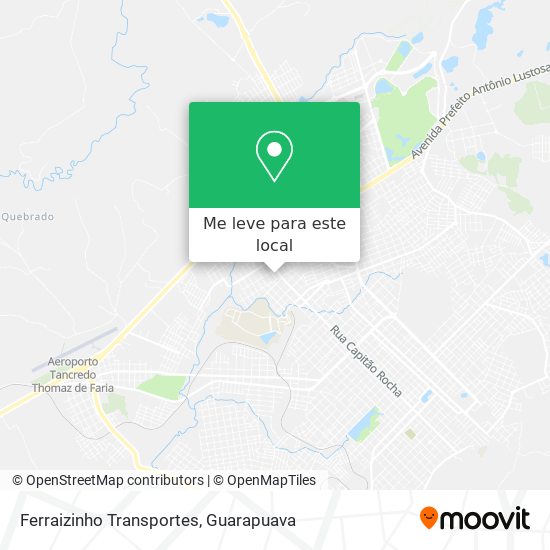 Ferraizinho Transportes mapa