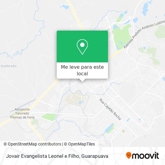 Jovair Evangelista Leonel e Filho mapa