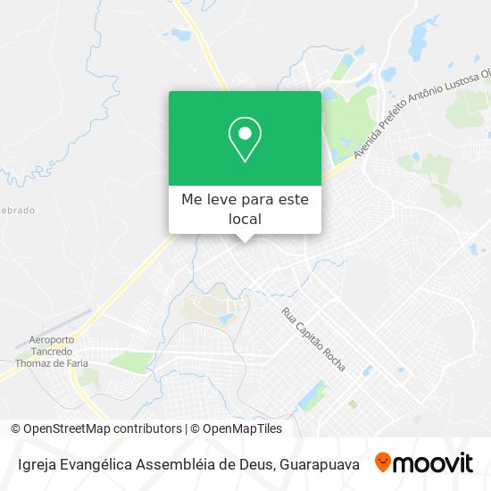 Igreja Evangélica Assembléia de Deus mapa