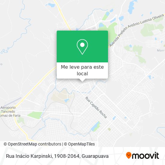 Rua Inácio Karpinski, 1908-2064 mapa
