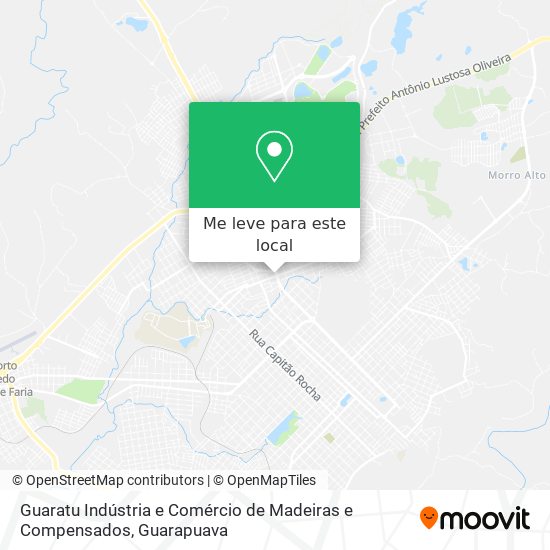 Guaratu Indústria e Comércio de Madeiras e Compensados mapa