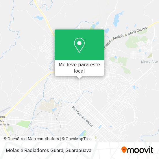 Molas e Radiadores Guará mapa