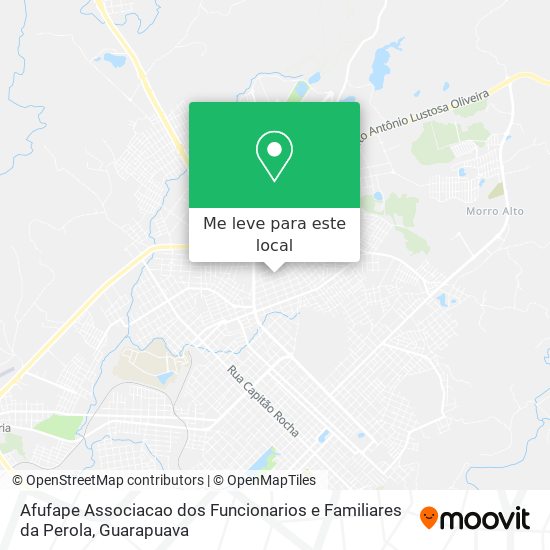 Afufape Associacao dos Funcionarios e Familiares da Perola mapa