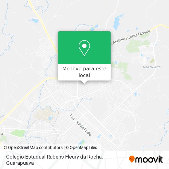 Colegio Estadual Rubens Fleury da Rocha mapa