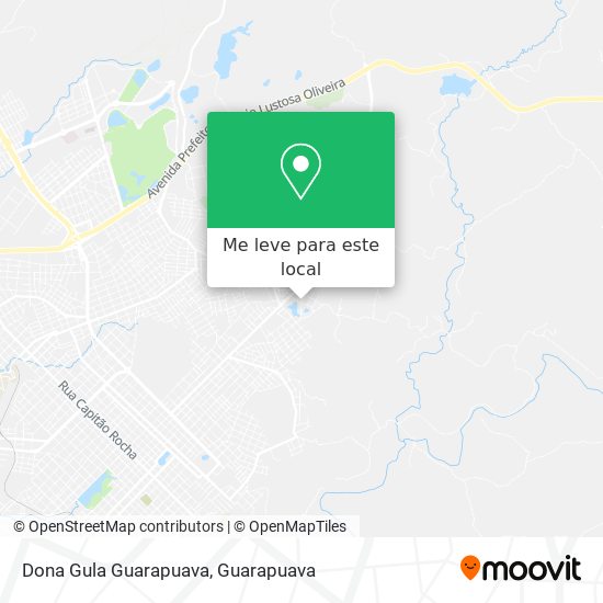 Dona Gula Guarapuava mapa
