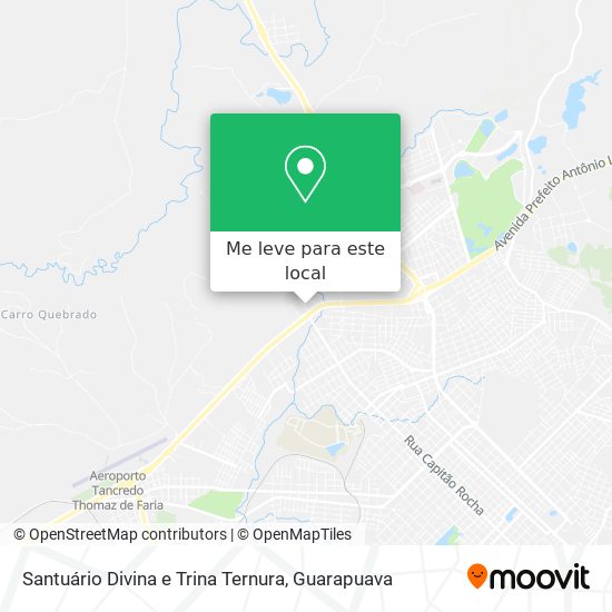 Santuário Divina e Trina Ternura mapa