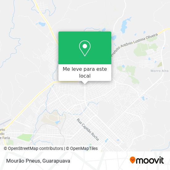 Mourão Pneus mapa