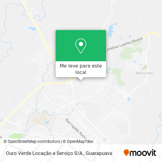 Ouro Verde Locação e Serviço S / A. mapa