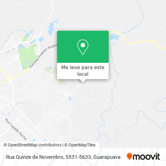 Rua Quinze de Novembro, 5531-5633 mapa