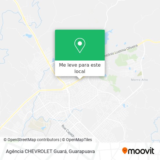 Agência CHEVROLET Guará mapa