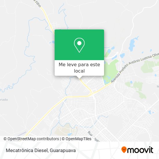 Mecatrônica Diesel mapa