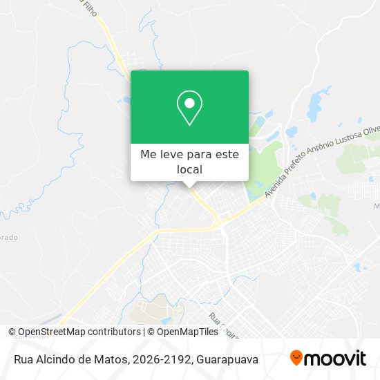 Rua Alcindo de Matos, 2026-2192 mapa
