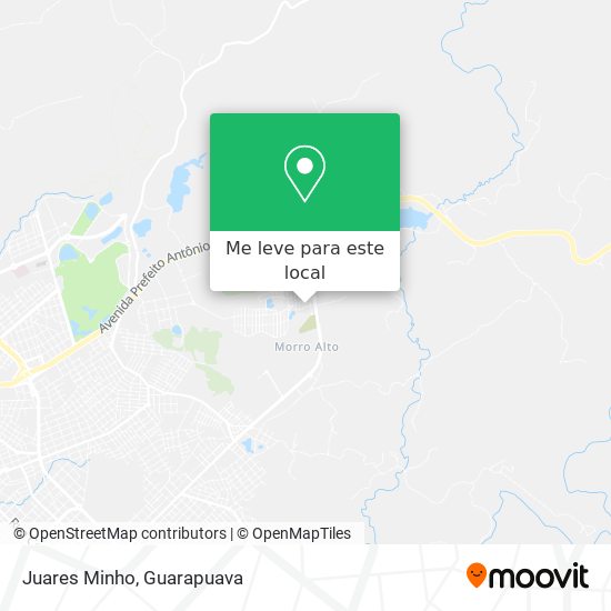 Juares Minho mapa