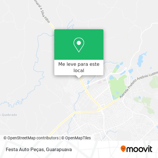 Festa Auto Peças mapa