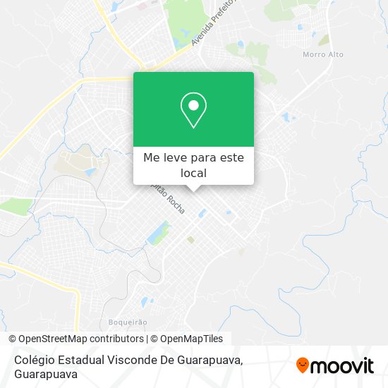 Colégio Estadual Visconde De Guarapuava mapa