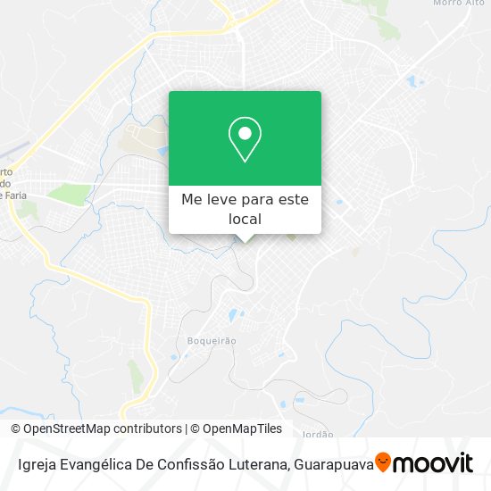 Igreja Evangélica De Confissão Luterana mapa